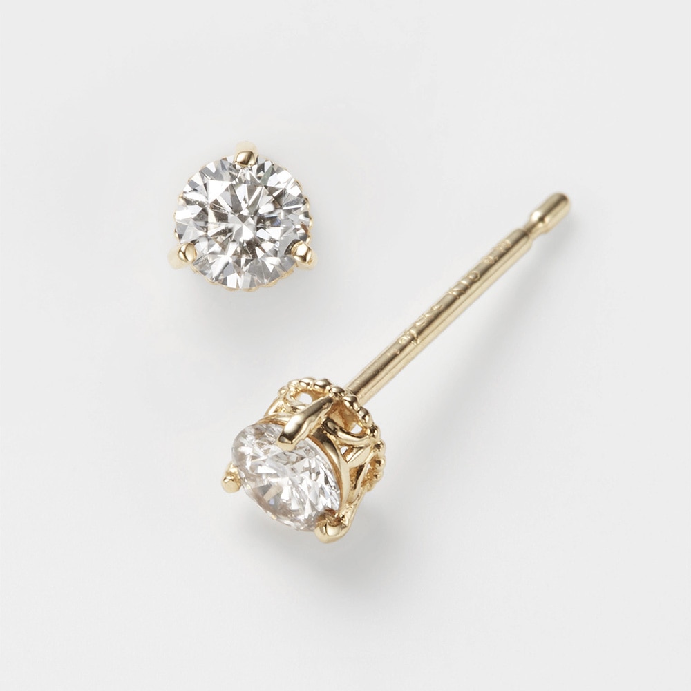 天然ダイヤモンドピアス0.7ct k18 - www.sorbillomenu.com