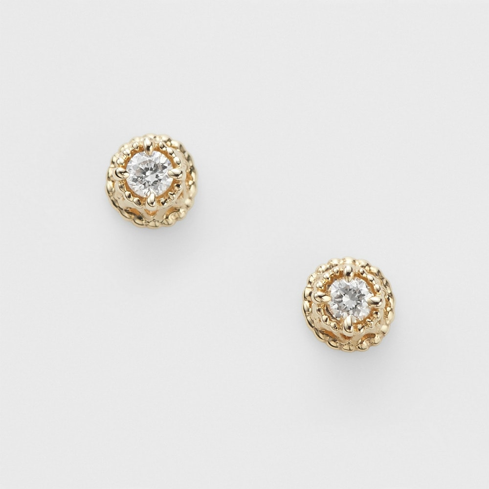 WEB限定》K10ダイヤモンドピアス（0.02ct）｜ピアス｜アガット