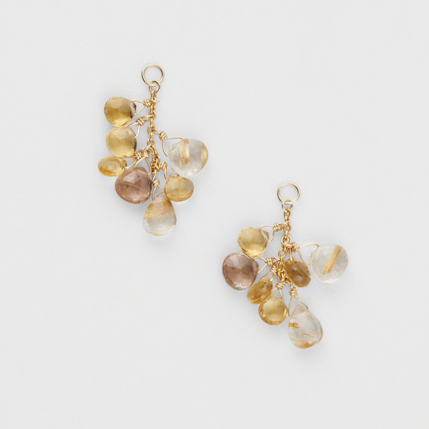 agate 天然石ピアス 10kレディース - ピアス