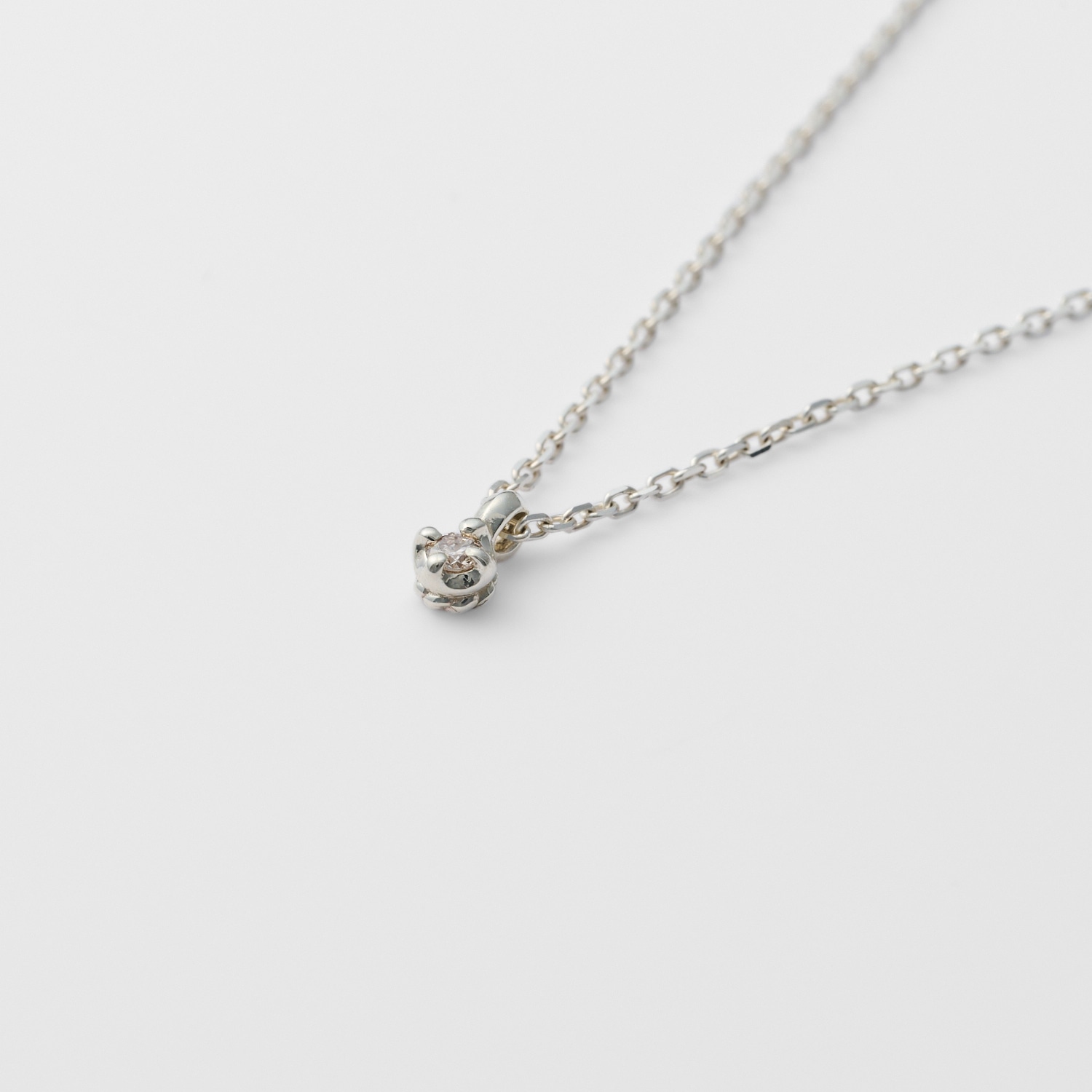シルバーダイヤモンドネックレス（0.03 ct）｜ネックレス｜アガット