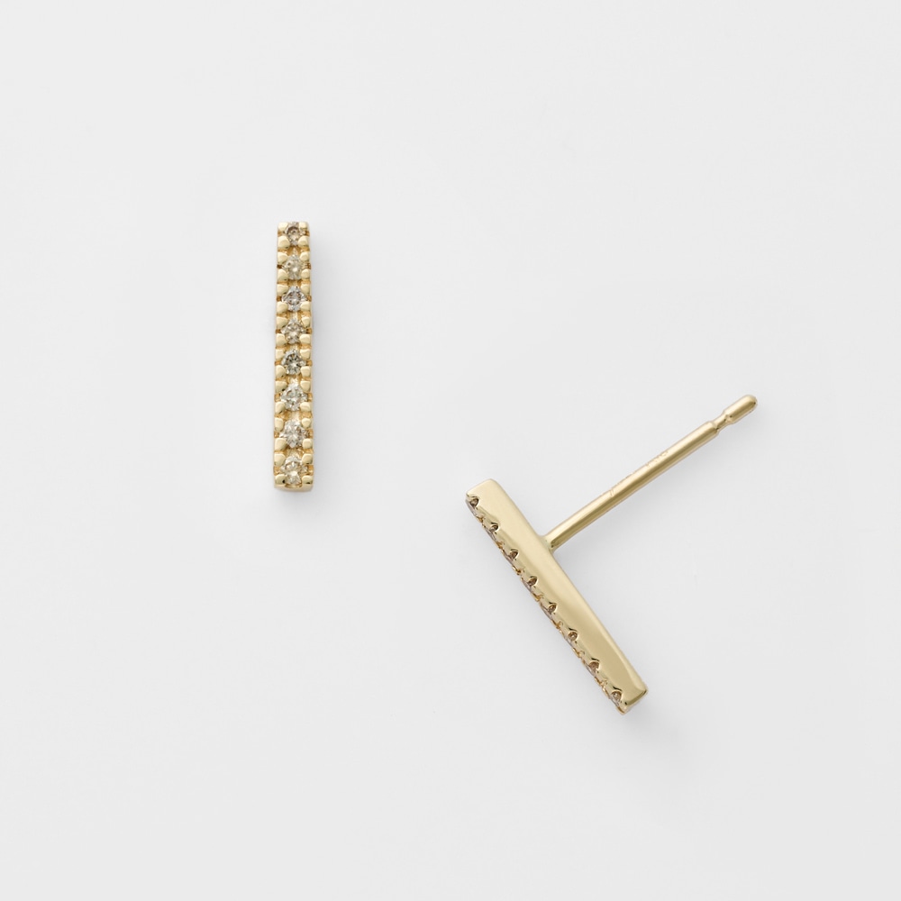 K10ダイヤモンドピアス