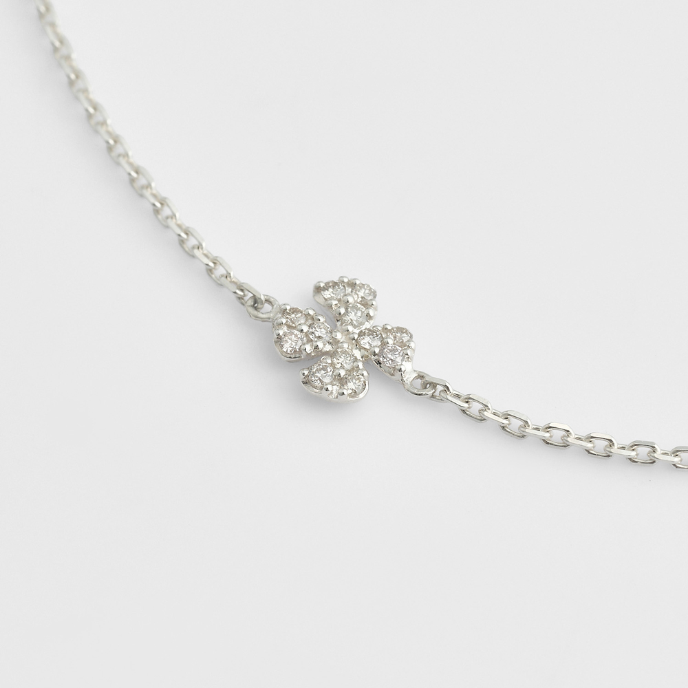 ageteブレスレット シルバーダイヤモンドブレスレット（0.05ct）｜ブレスレット｜アガット