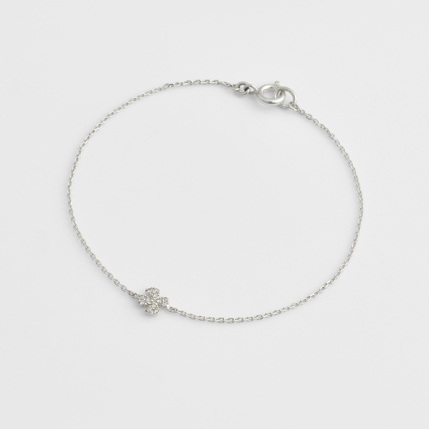 シルバーダイヤモンドブレスレット（0.05ct）｜ブレスレット｜アガット