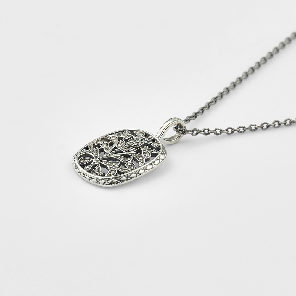 シルバーダイヤモンドネックレス（0.06ct ）｜ネックレス｜アガット