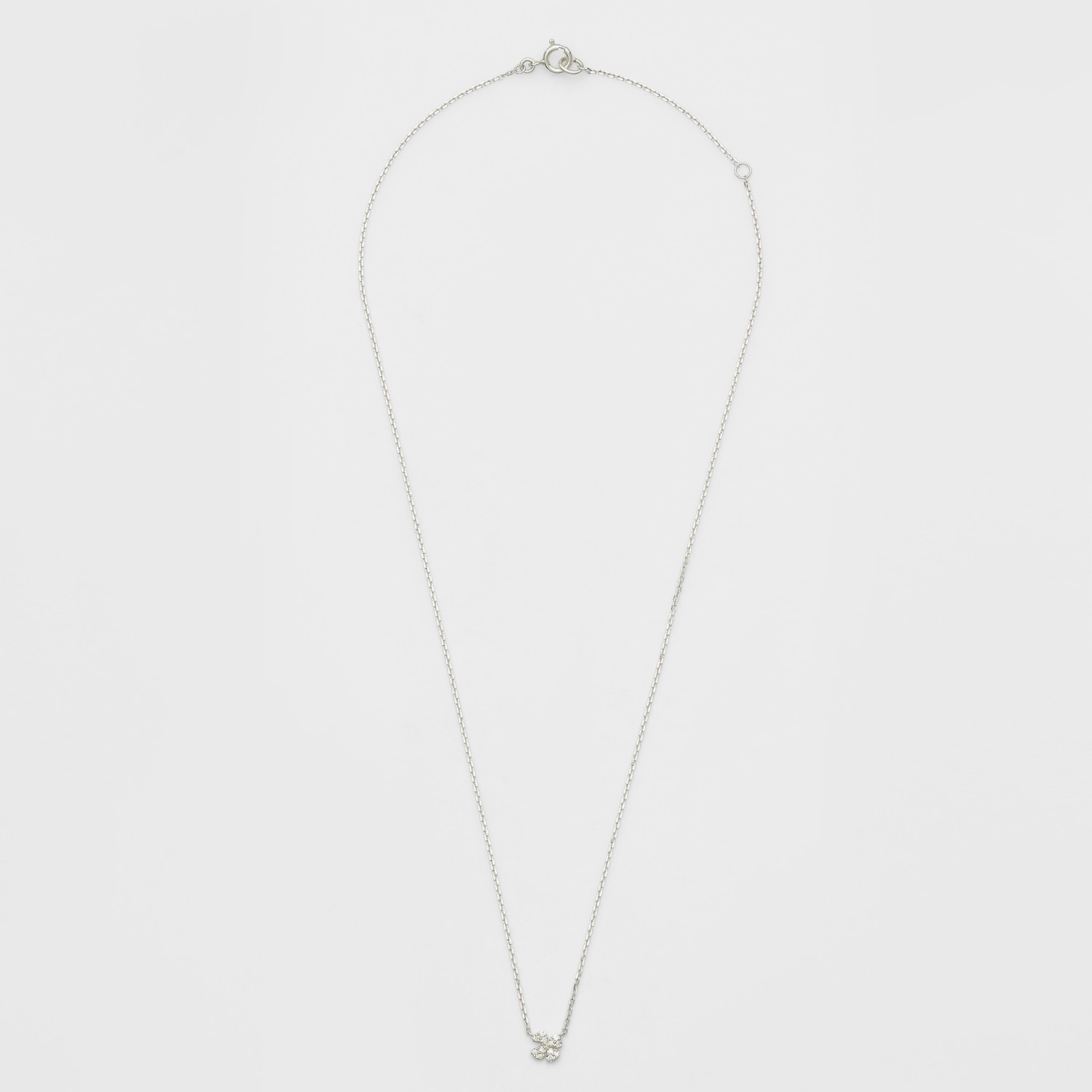 シルバーダイヤモンドネックレス（0.05ct）｜ネックレス｜アガット