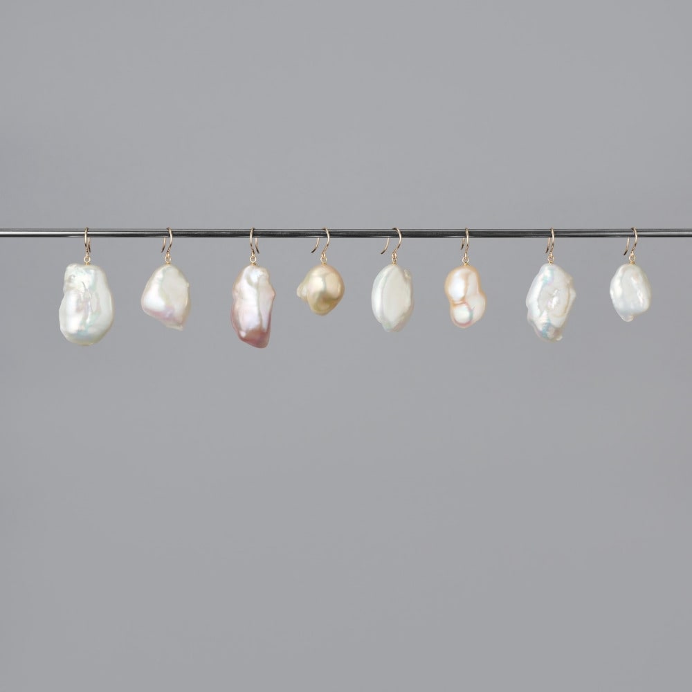 WEB限定》K10淡水パールピアス（片耳用）｜シングルピアス｜アガット