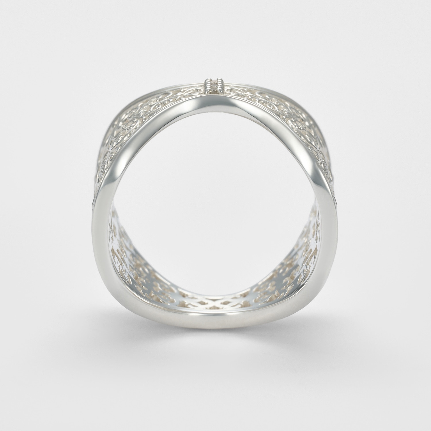 9.0号/11.0号/13.0号/15.0号】シルバーリング（0.01ct）【6/9発売