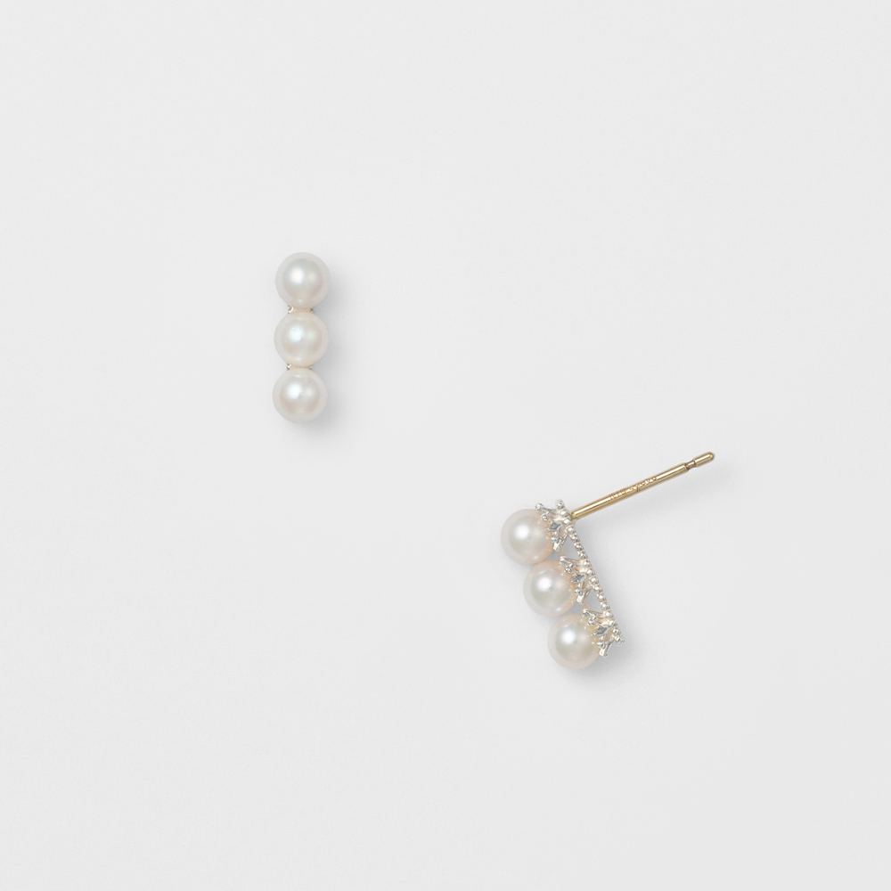 シルバー／K10パールピアス｜ピアス｜アガット 公式オンラインストア