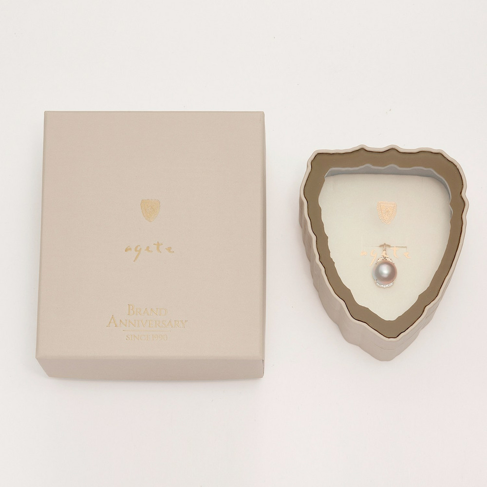 K10／シルバーパールチャーム《アガット36周年》【6/9発売