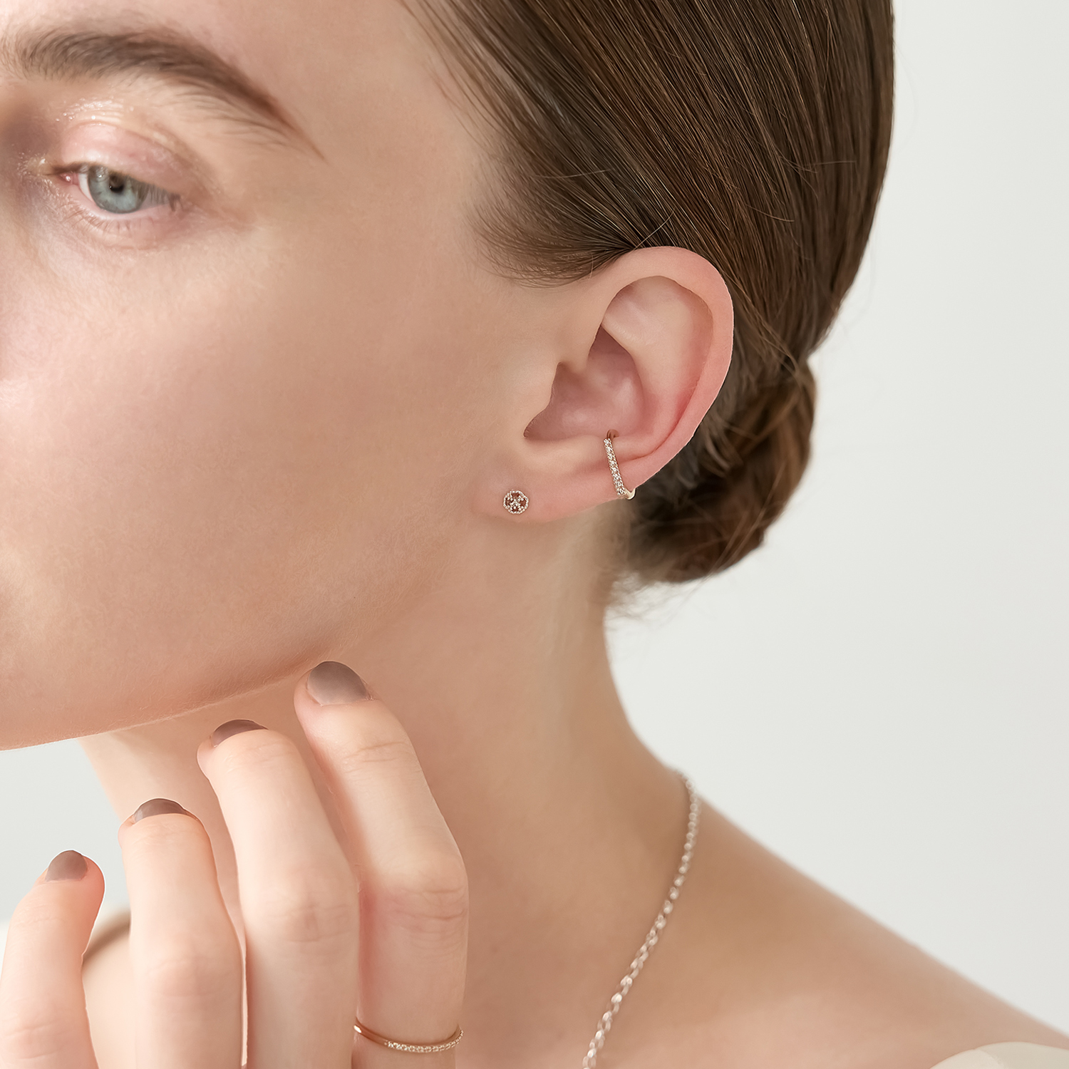 agete アガット ダイアモンド付きピアス シルバーダイヤモンドピアス（0.01ct）｜ピアス｜アガット 公式
