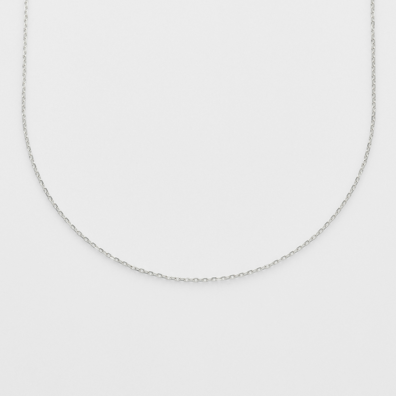 シルバーネックレスチェーン（40cm）｜ネックチェーン｜アガット 公式