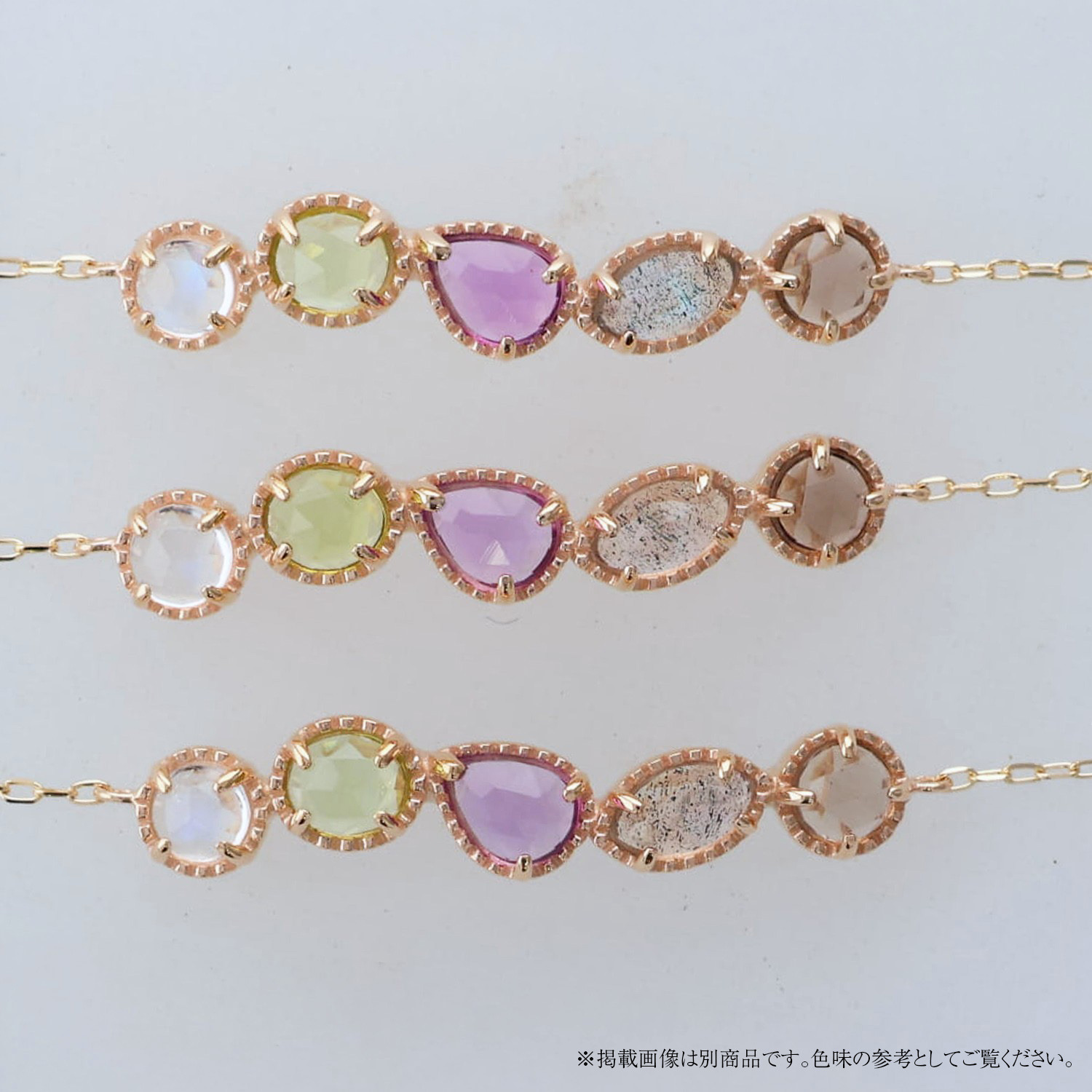 K5マルチストーンネックレス（パープル）｜ネックレス｜アガット 公式