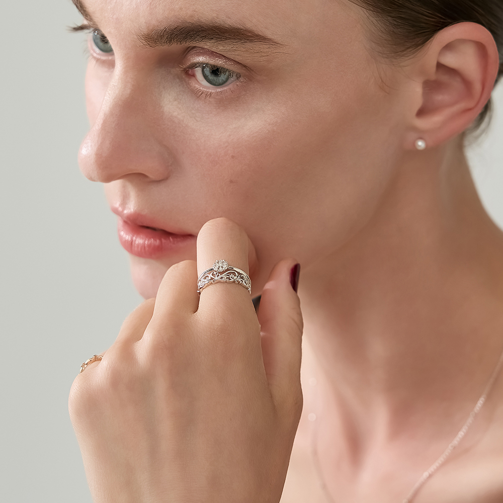 シルバーダイヤモンド（0.04ct）｜リング｜アガット 公式オンラインストア