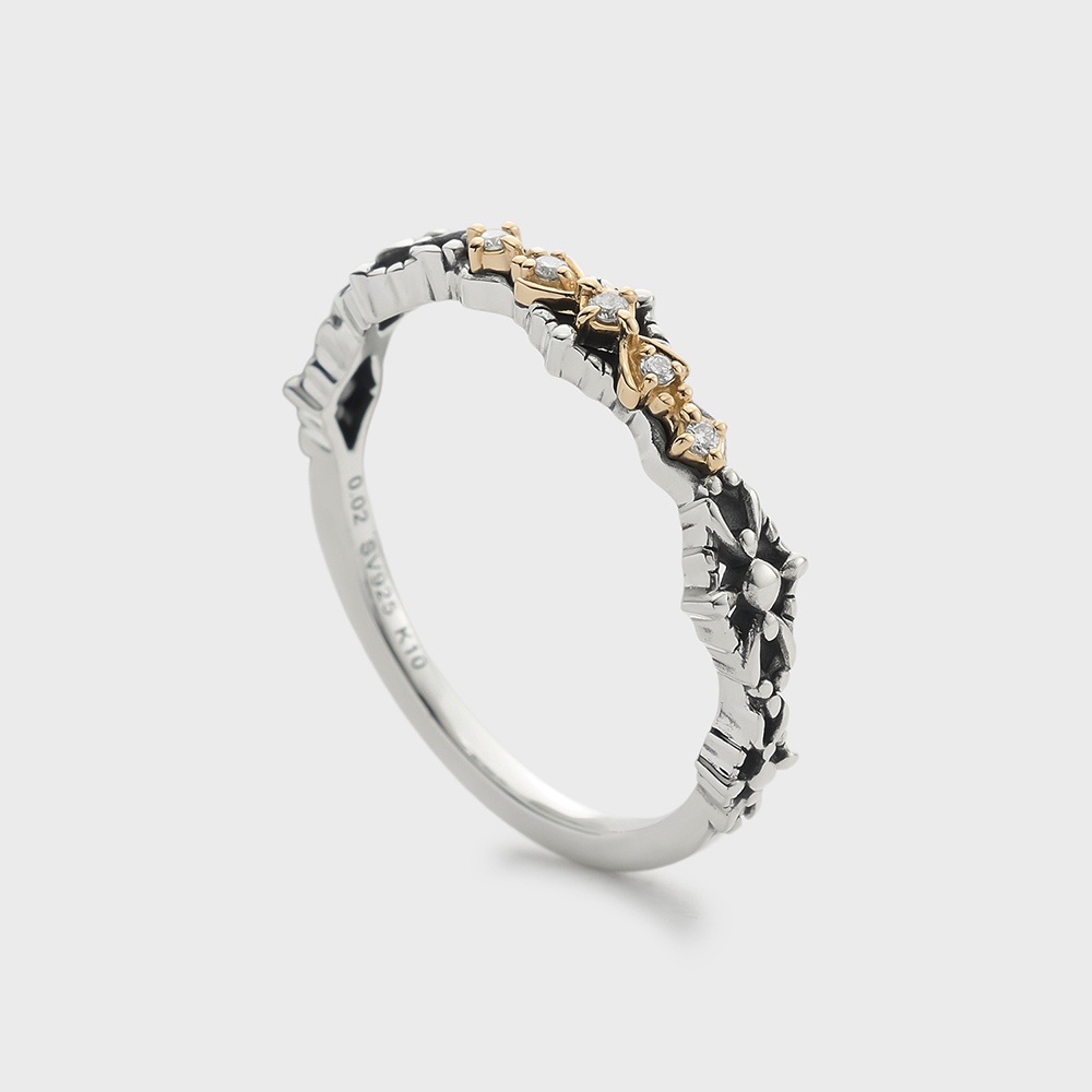 シルバー／K10ダイヤモンドリング（0.02ct）｜リング｜アガット 公式