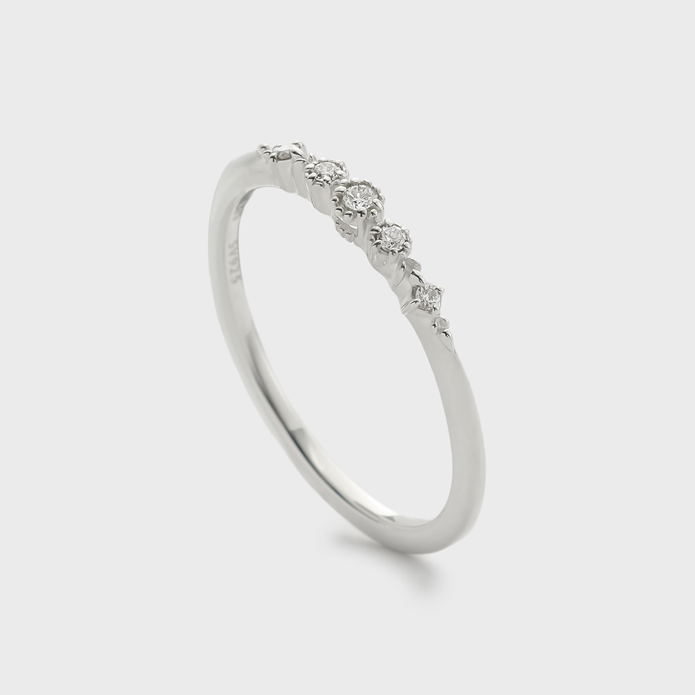 シルバーダイヤモンドリング（0.05ct）｜リング｜アガット 公式