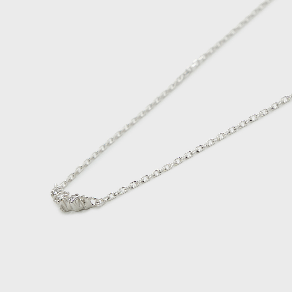 シルバーダイヤモンドネックレス（0.03ct）｜ネックレス｜アガット