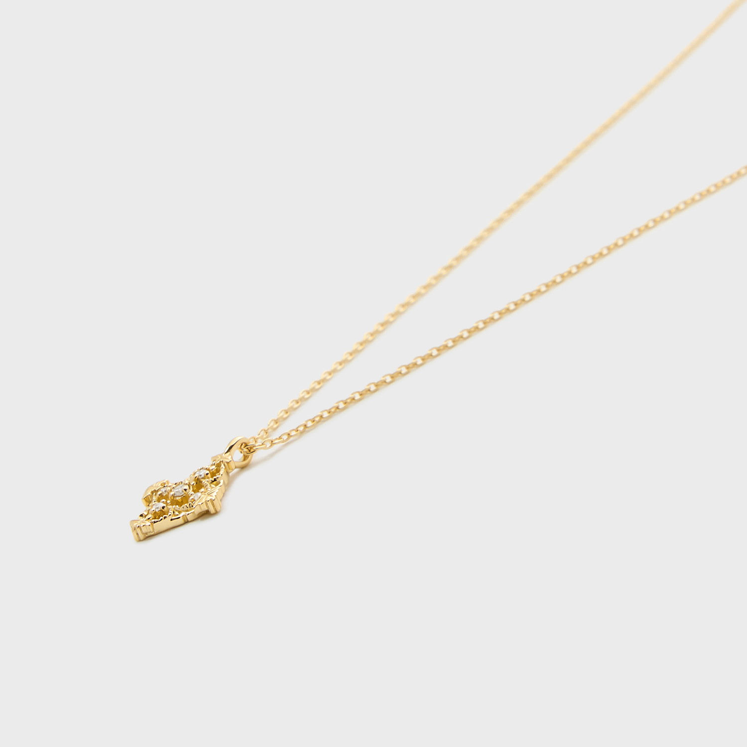 K18ダイヤモンドネックレス（0.02ct）｜ネックレス｜アガット 公式