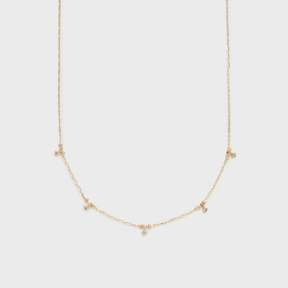 K10ダイヤモンドネックレス（0.04ct）｜ネックレス｜アガット 公式