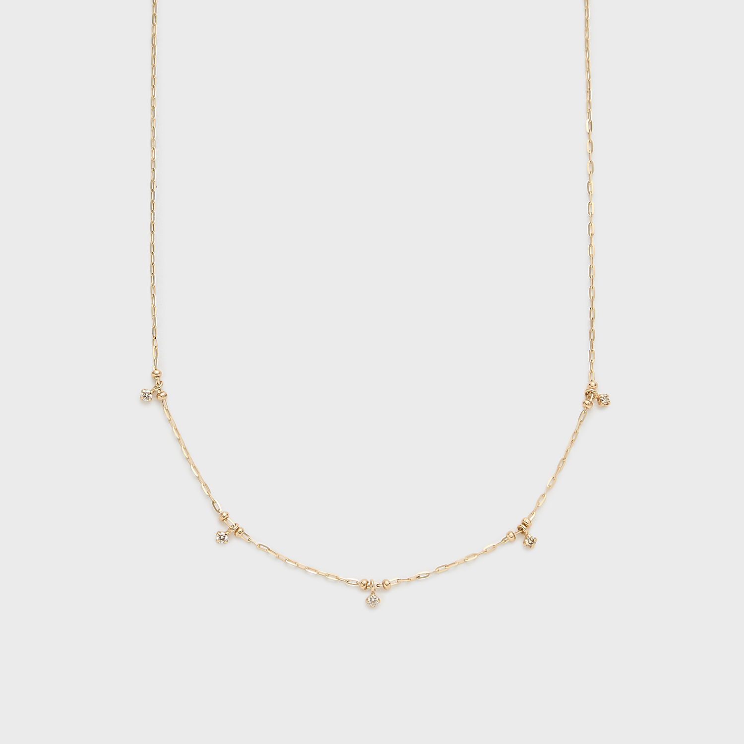 K10ダイヤモンドネックレス（0.04ct）｜ネックレス｜アガット 公式