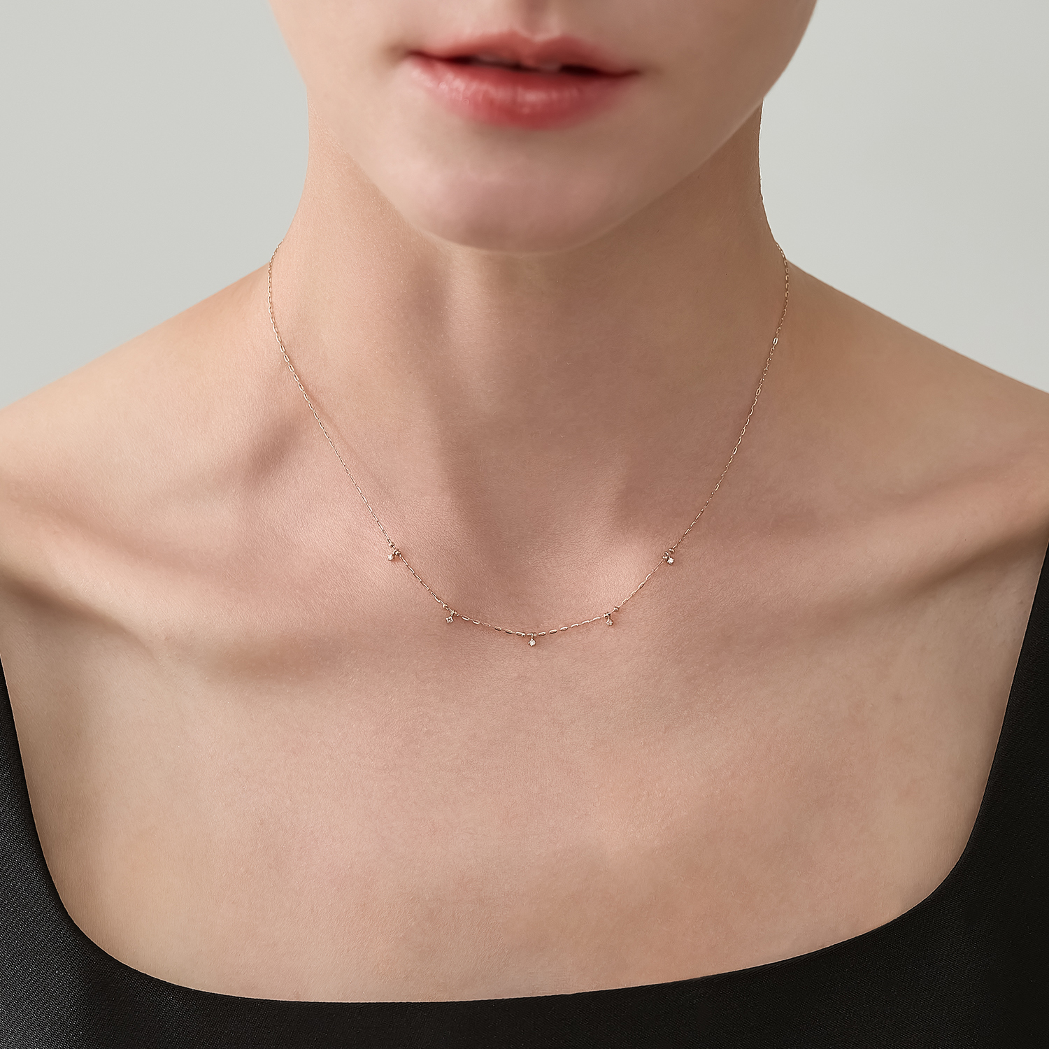 K10ダイヤモンドネックレス（0.04ct）｜ネックレス｜アガット 公式