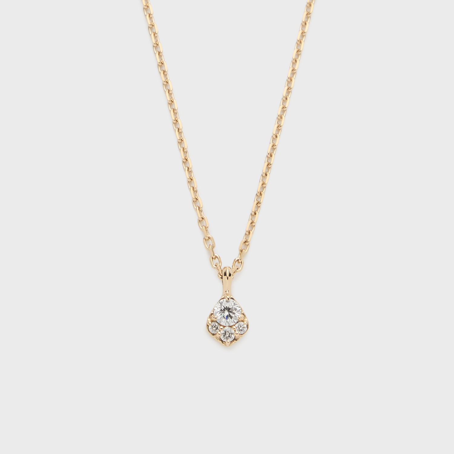agete ダイヤモンドネックレス ゴールドダイヤモンドネックレス（0.07ct）｜ネックレス｜アガット