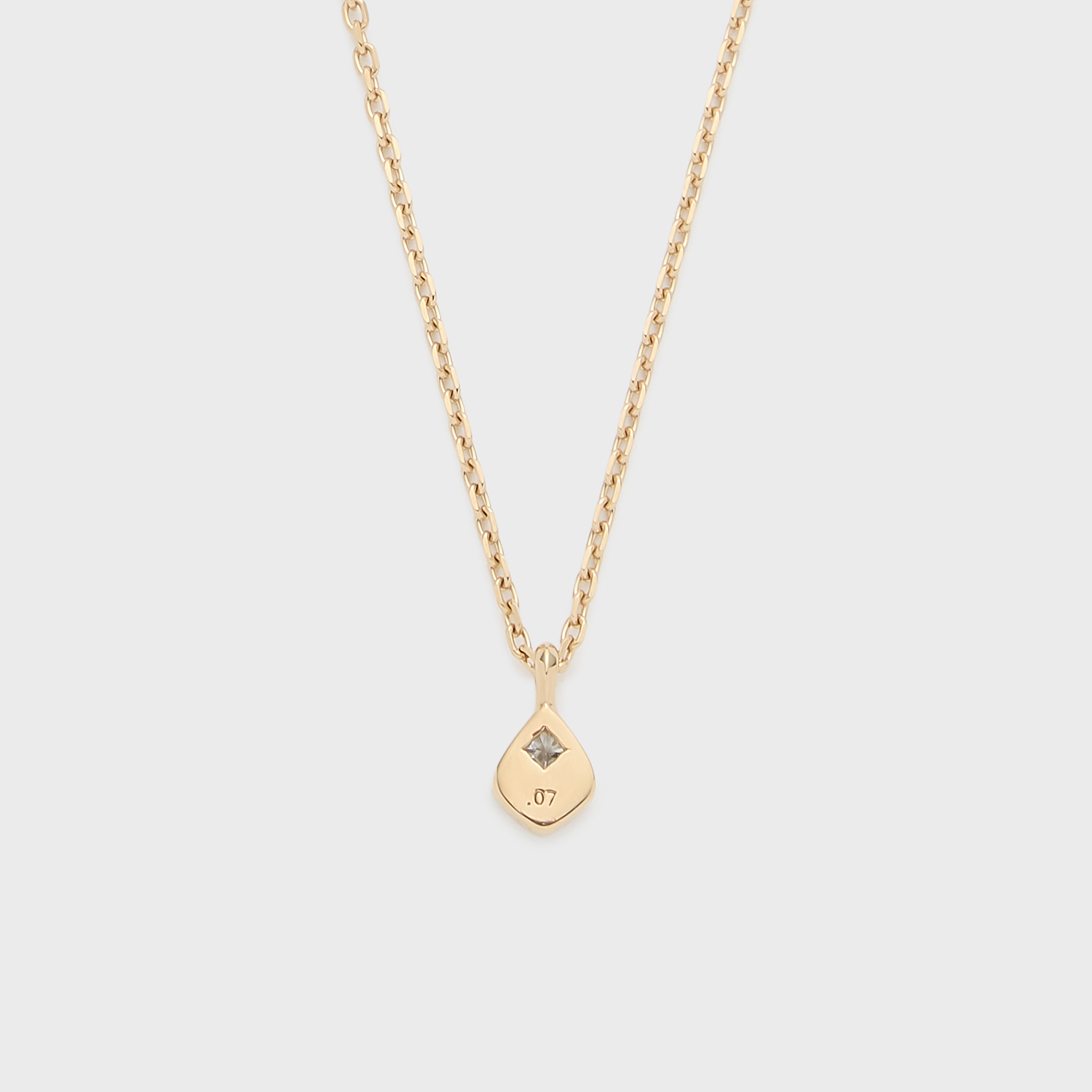 ゴールドダイヤモンドネックレス（0.07ct）｜ネックレス｜アガット