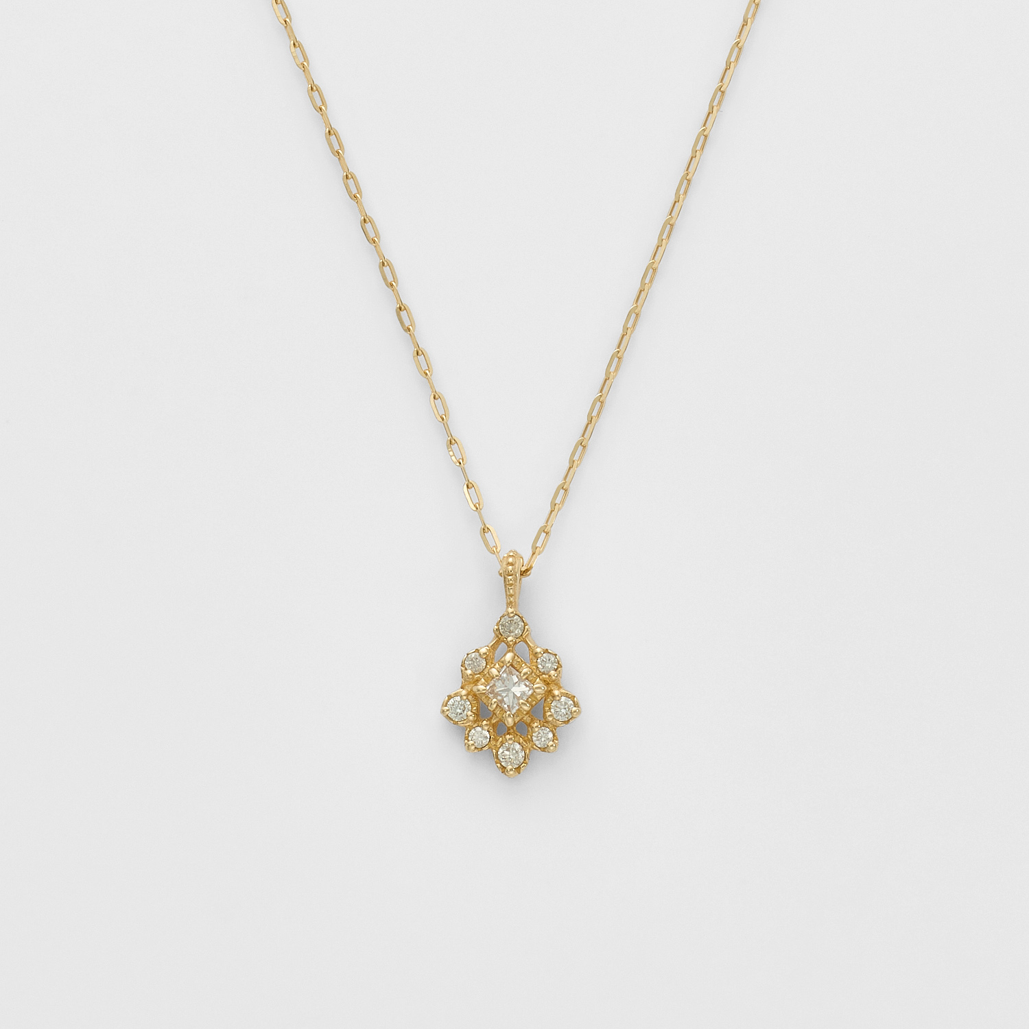Limited Edition》K18ダイヤモンドネックレス（0.07ct）【10／1発売