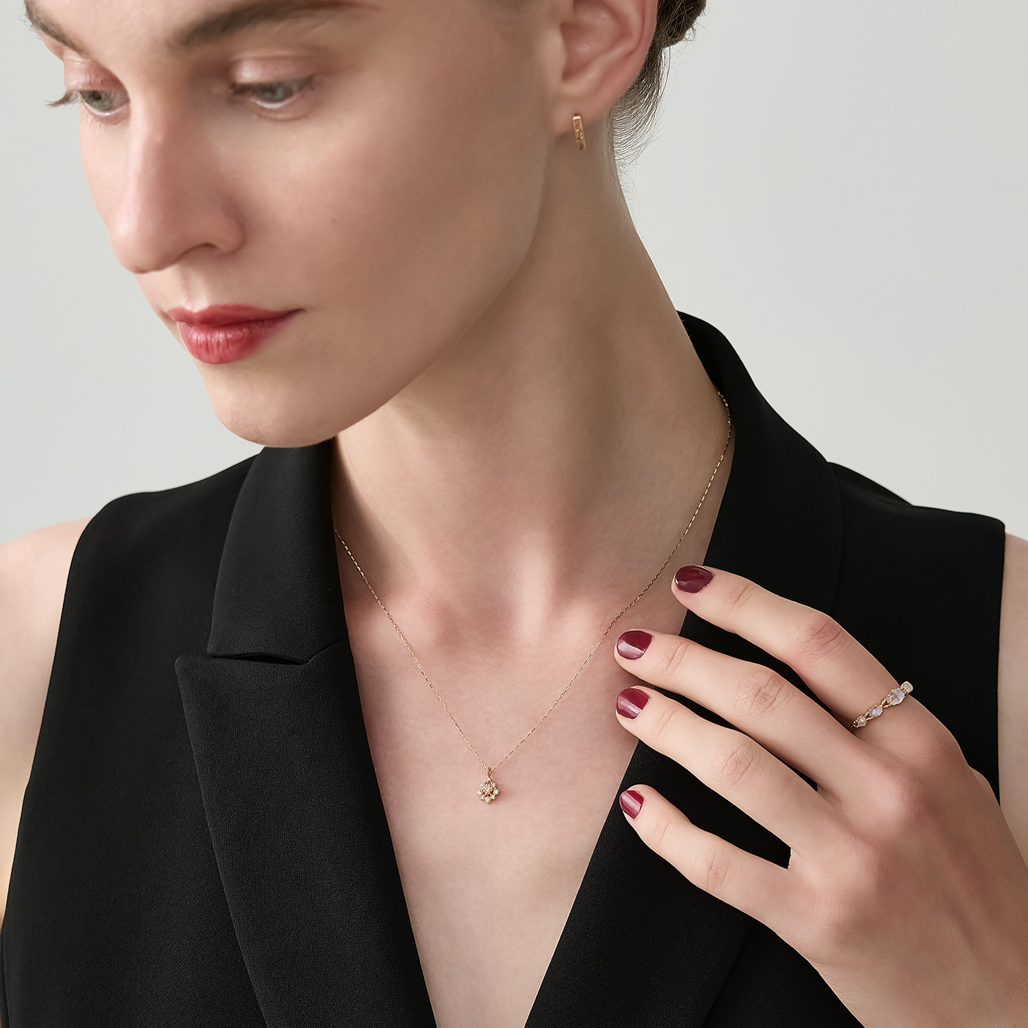 Limited Edition》K18ダイヤモンドネックレス（0.07ct）【10／1発売