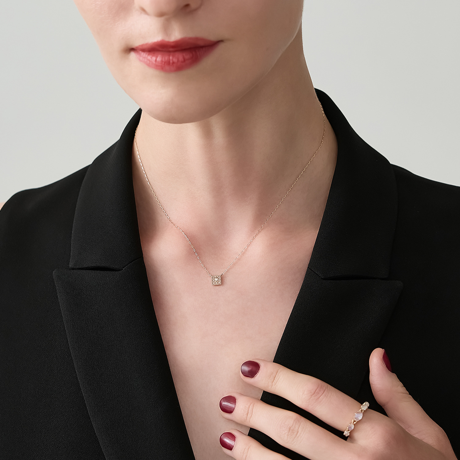 Limited Edition》K10ダイヤモンドネックレス（0.06ct）【10／1発売