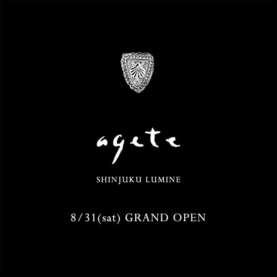 アガット新宿ルミネNEW OPEN