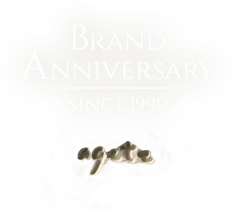 BRAND ANNIVERSARY SINCE1990 agete